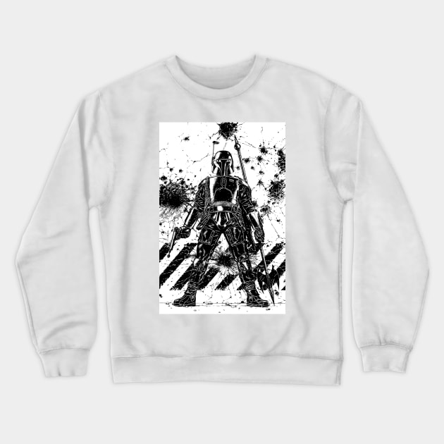 Space Hunter Crewneck Sweatshirt by SkipBroTees